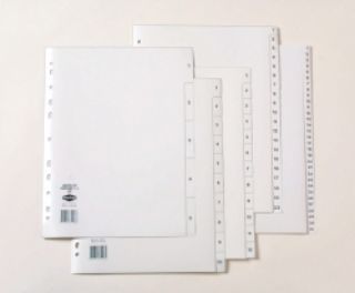 Picture of DIVIDERS MARBIG A4 PP 1-20 TAB GREY