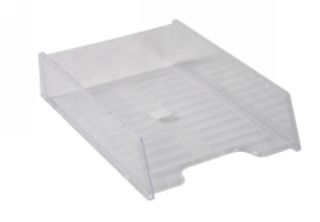Picture of DOCUMENT TRAY ITALPLAST A4 MULTIFIT CLEA