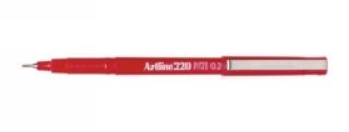 Picture of MARKER ARTLINE 220 SUPERFINE POINT RED 0