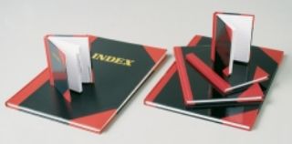 Picture of NOTE BOOK A5 BLACK & RED A-Z 100LF