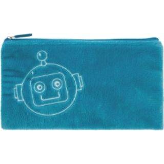 Picture of PENCIL CASE SKWEEK FLUFFY 135X245 BLUE