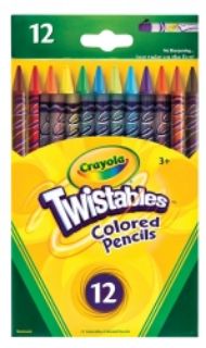 Picture of PENCIL COLOURED CRAYOLA TWISTABLE PK12